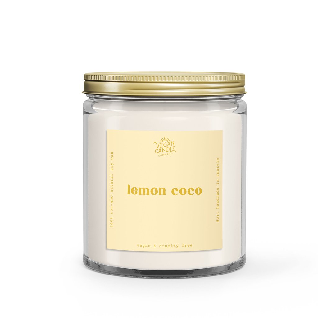 Lemon Coco Candle 9oz.